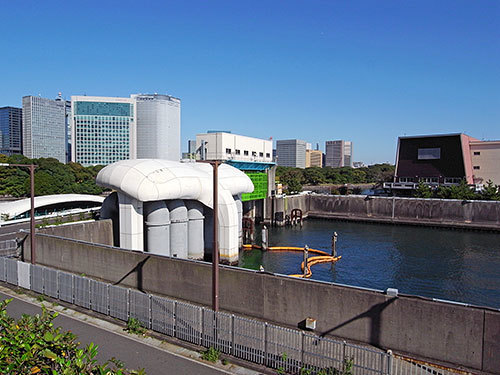汐留川水門